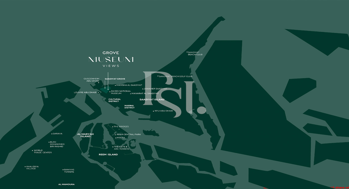 Location map of  Grove Museum Views