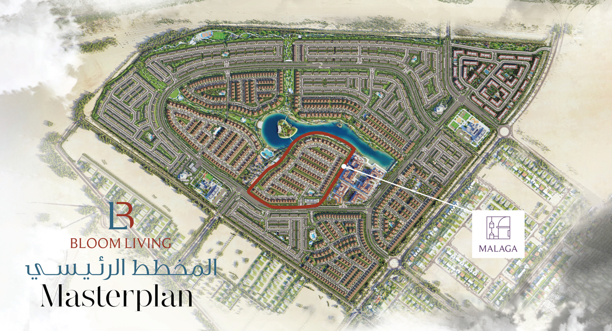 Master Plan of  Bloom Living - Malaga