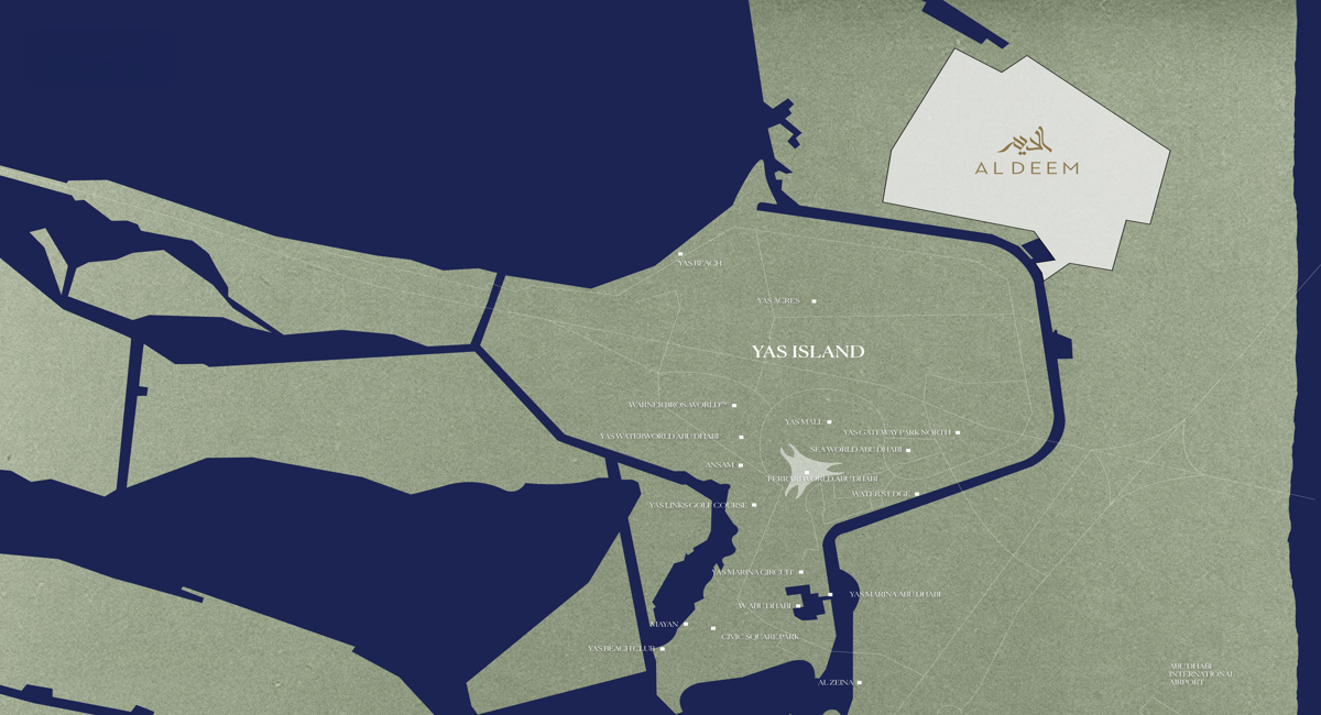 Location map of  Al Deem Townhomes
