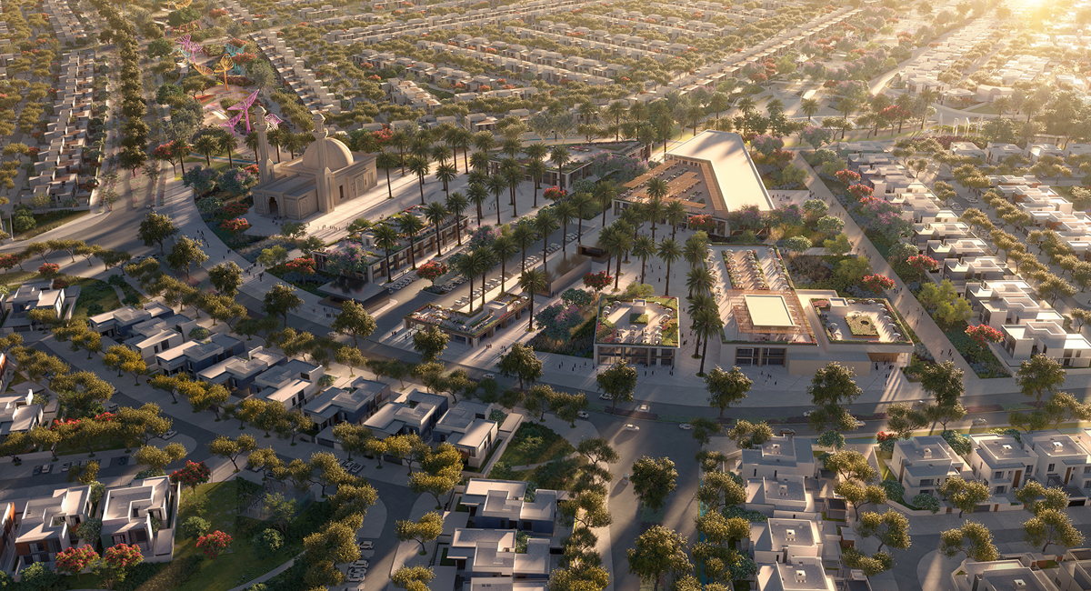 Master Plan of  Saadiyat Lagoons - Al Ghaf