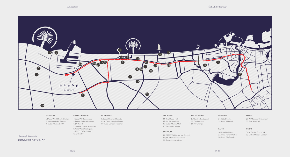 Location map of  Eleve