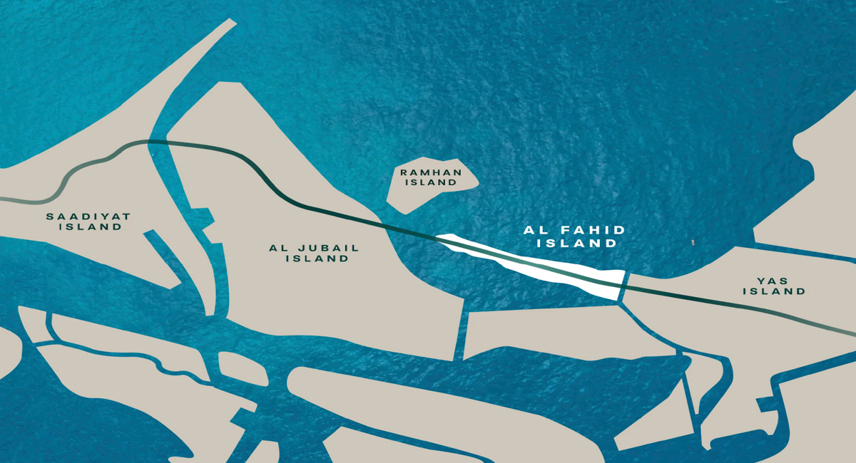 Location map of  Fahid Beach Residences