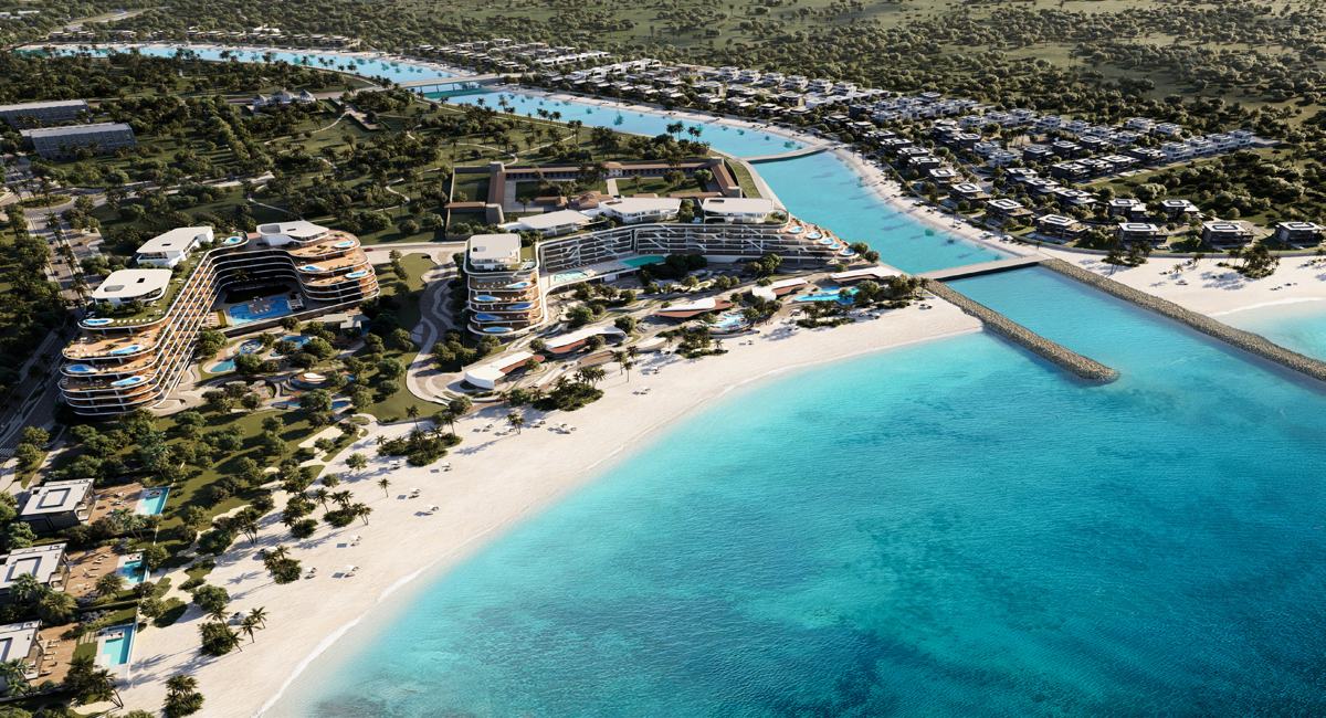 Master Plan of  Jacob & Co. Beachfront Living by Ohana