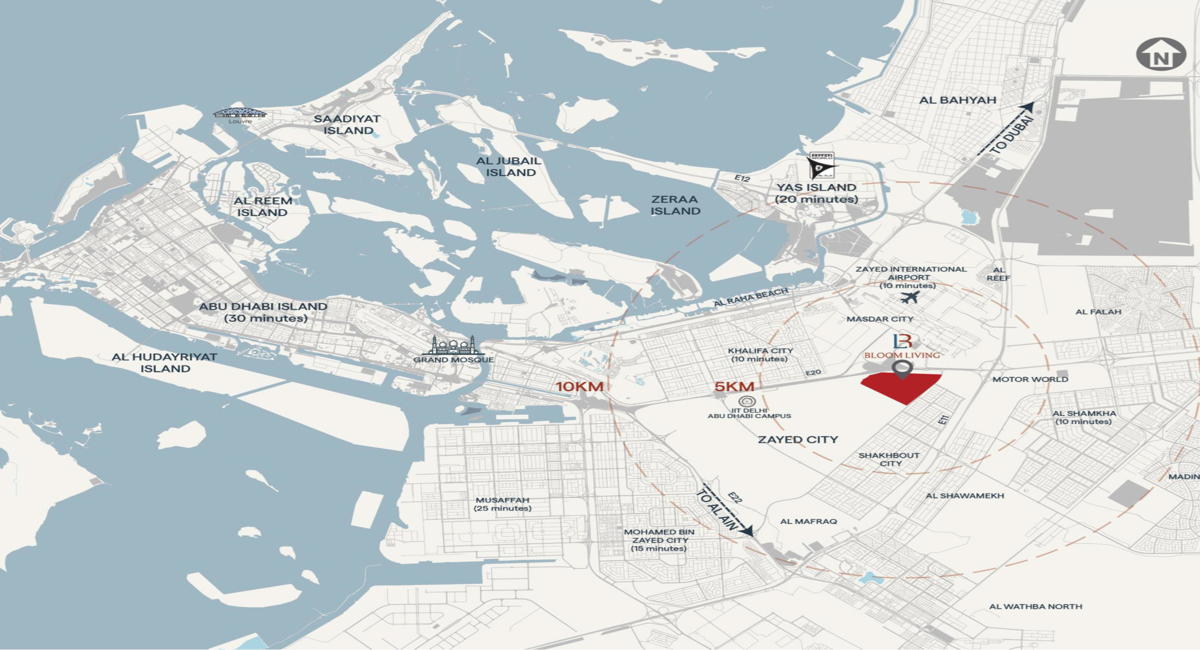 Location map of  Bloom Living  - Almeria