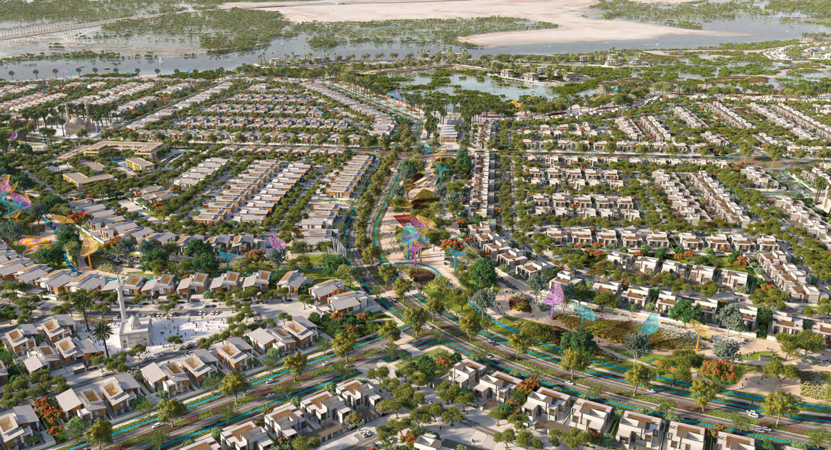 Master Plan of  Saadiyat Lagoons - Wilds Phase 1