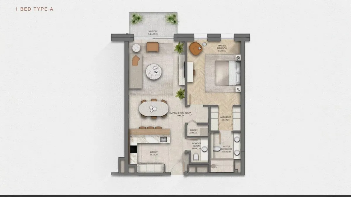 1 Bedroom 1