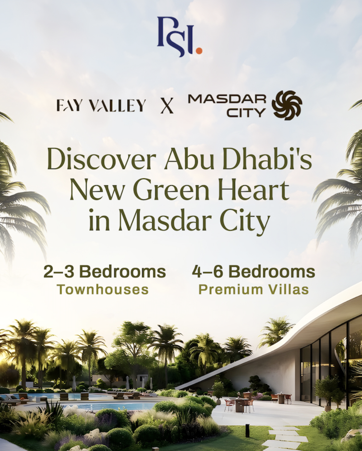 New Villas & Townhouses in Masdar City | 5% Down Payment Only