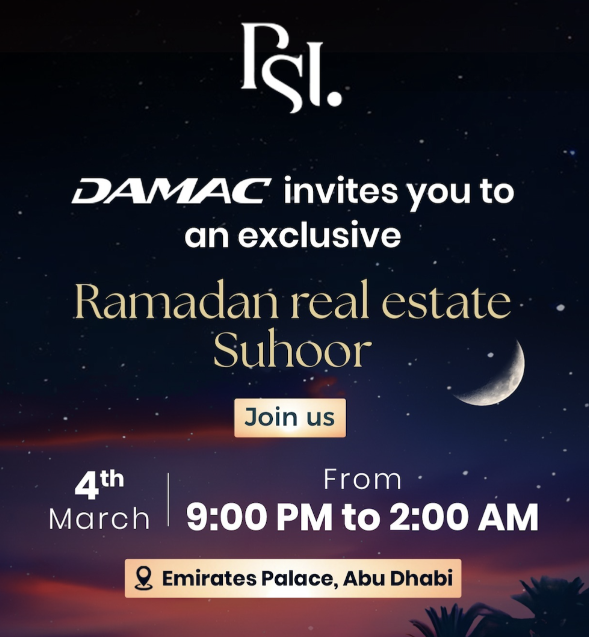 Reserve your seat. Exclusive offers await