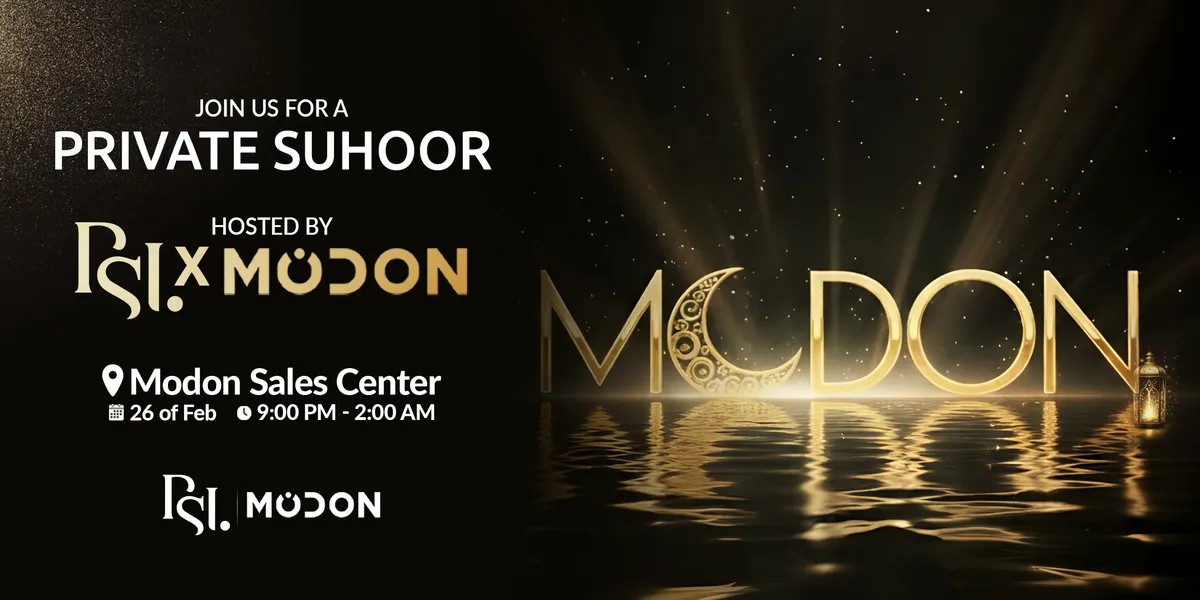 Banner for Modon Suhoor